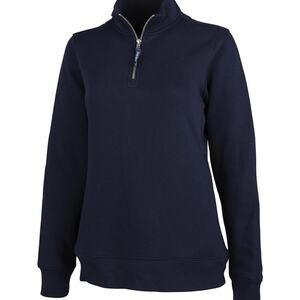 WOMEN'S CROSSWIND QUARTER ZIP SWEATSHIRT NAVY‎ SIZE M